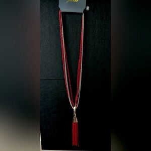 Long beaded necklace